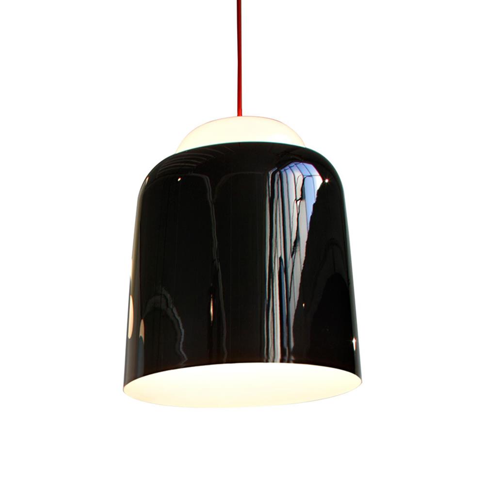 Prandina Teodora Pendant Glass S1 Glossy Black Designer Pendant Lighting