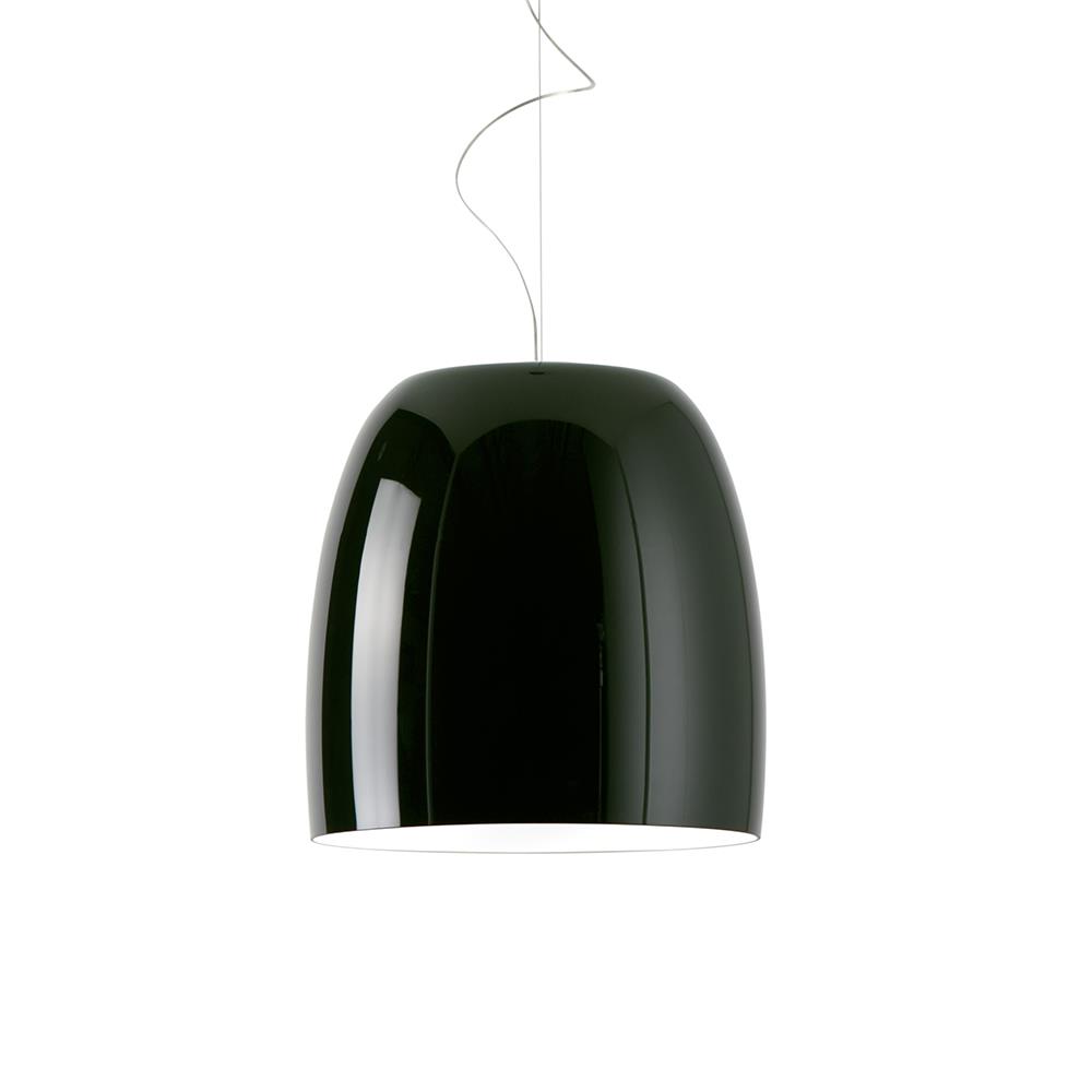 Prandina Glass Notte Pendant Black S1 Led Dimmable Designer Pendant Lighting